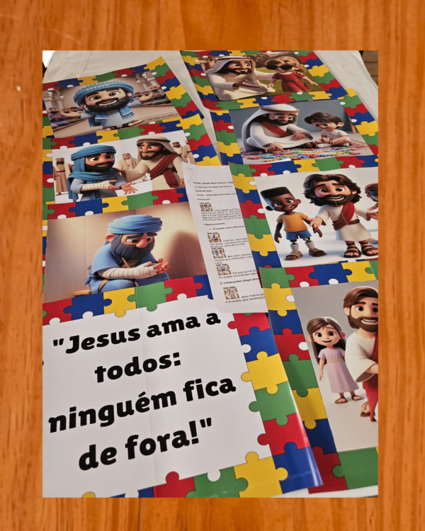 Abril Azul: Inclusão - Jesus ama a todos