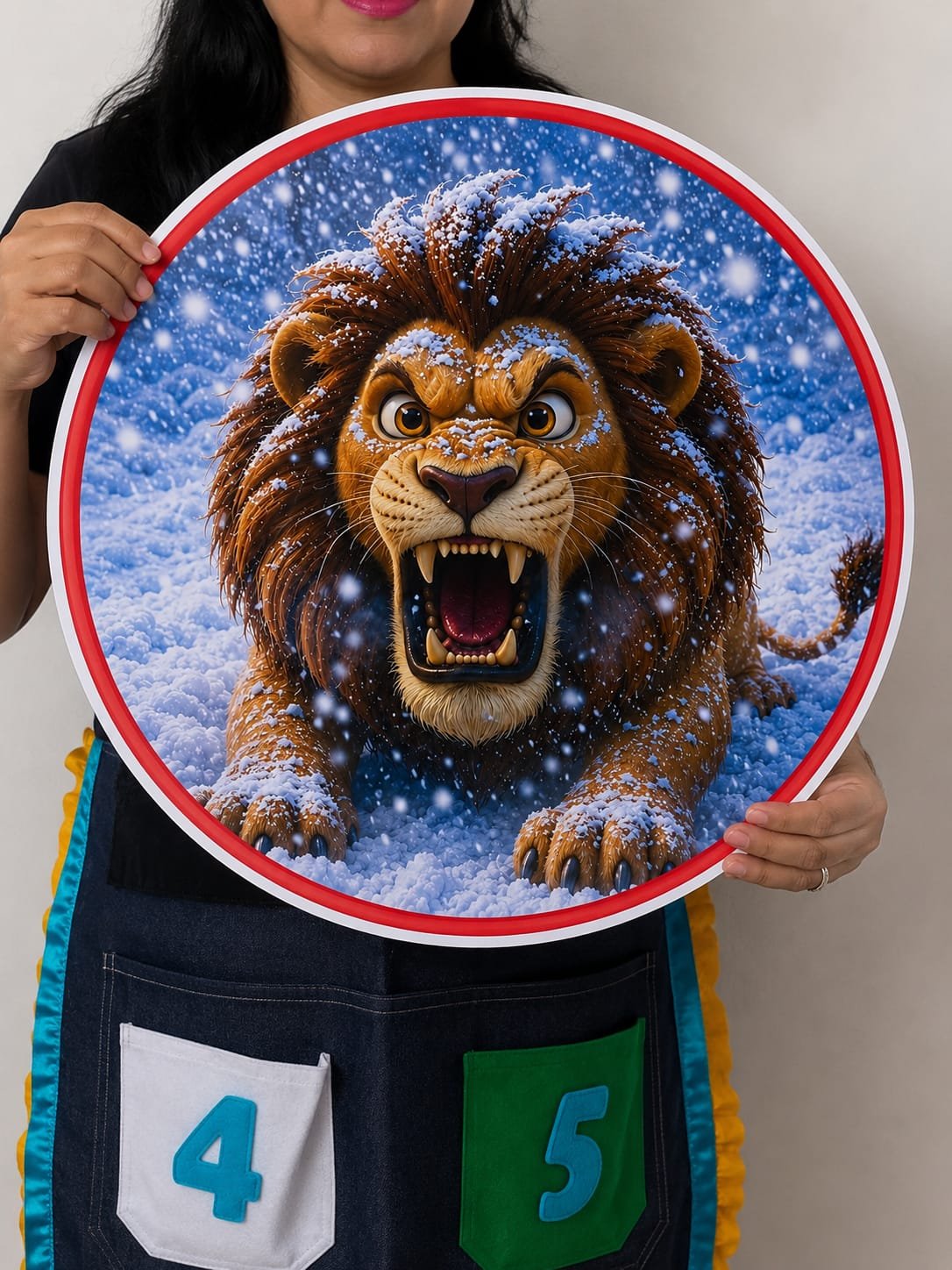 Benaia e o Leão na Neve - Imagem 3