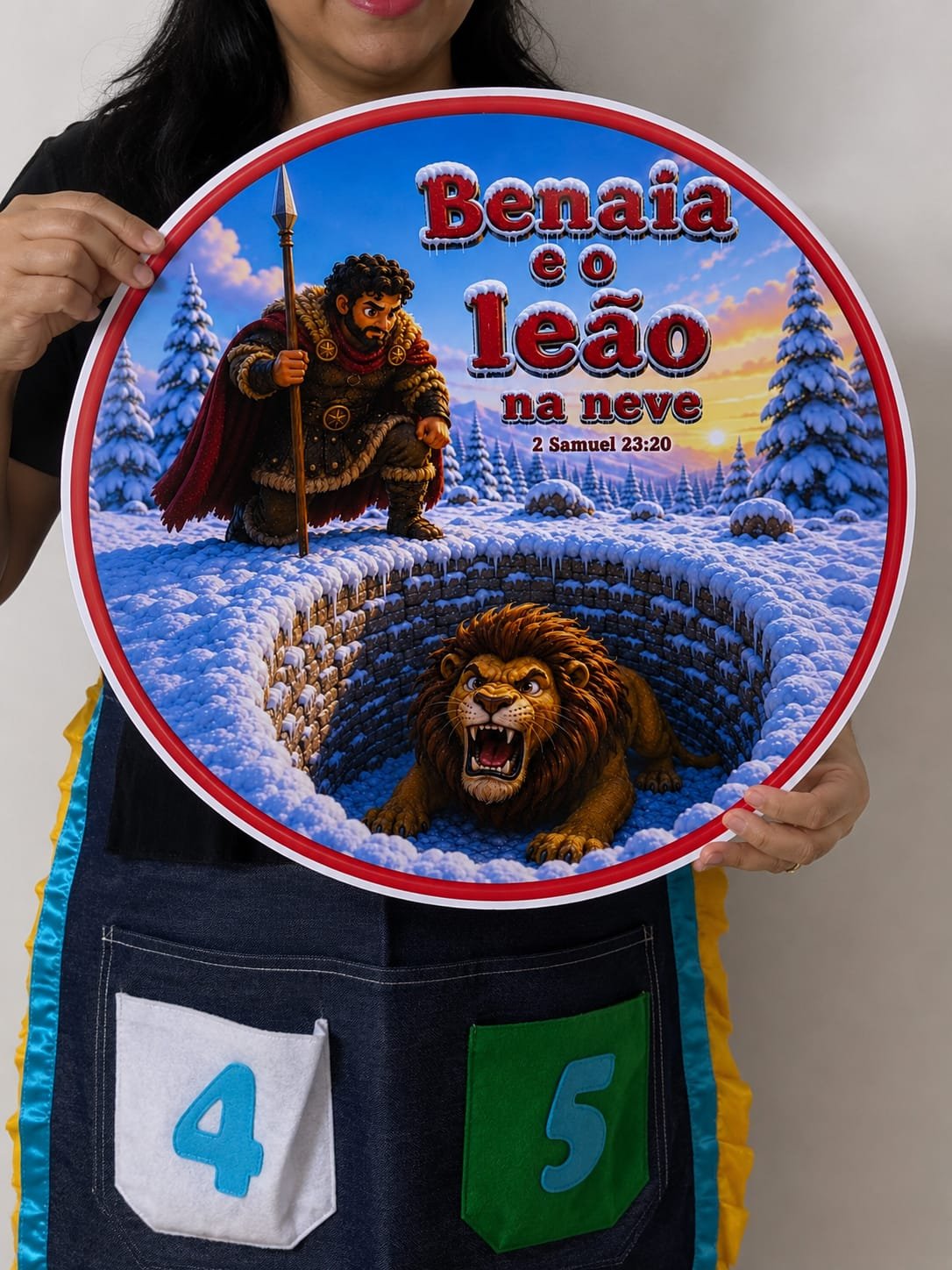 Benaia e o Leão na Neve - Imagem 2