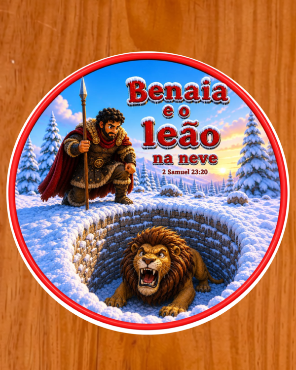 Benaia e o Leão na Neve