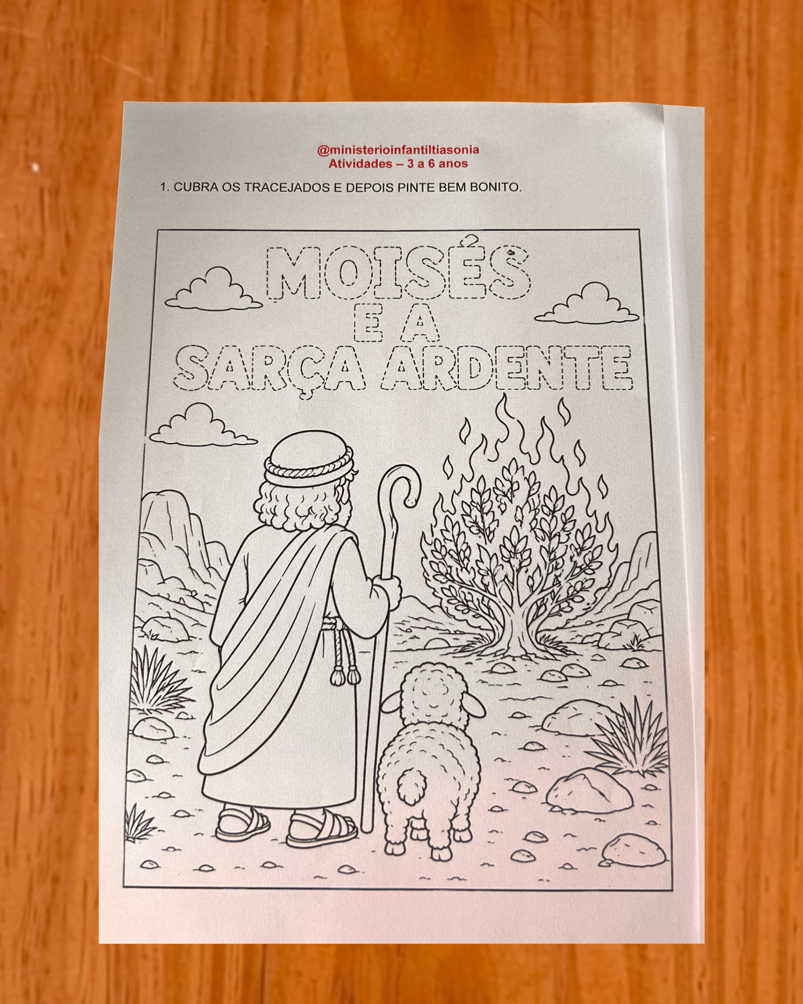 Lição: Moisés e a Sarça Ardente - Imagem 9